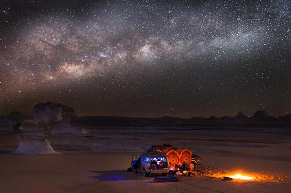 iran desert tour camping